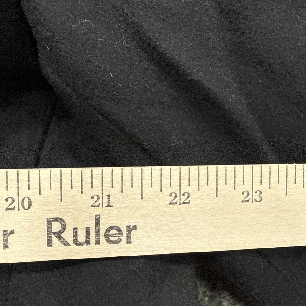 Mens L Tommy Hilfiger Coat Wool Blend Pea Coat Black Insulated Quilted Dress - Picture 6 of 11